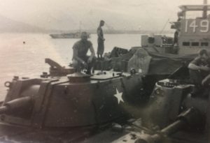 George Williams transporting M108s on the Dong Ha River