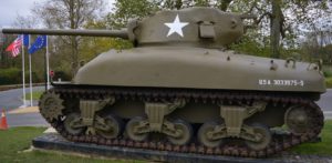 Image of Sherman Tank.