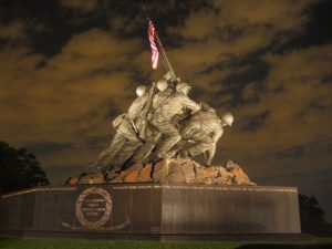 U.S. Marine Corps Memorial in Washington, DC.