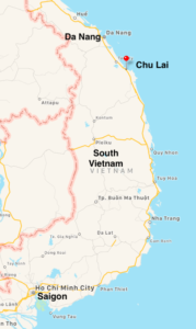 Da Nang and Chu Lai in South Vietnam