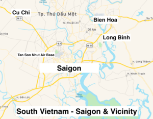 Map of Saigon and vicinity