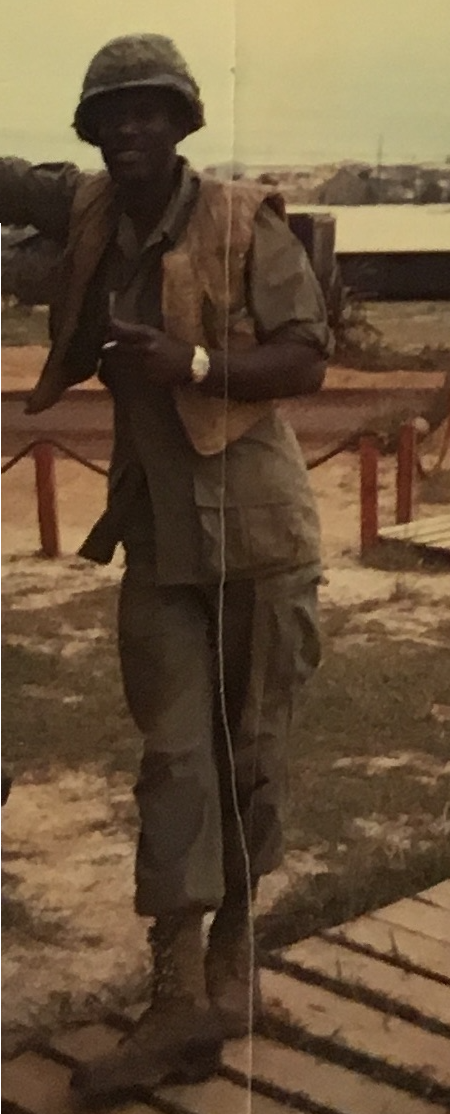 Adam Joseph in uniform in Vietnam