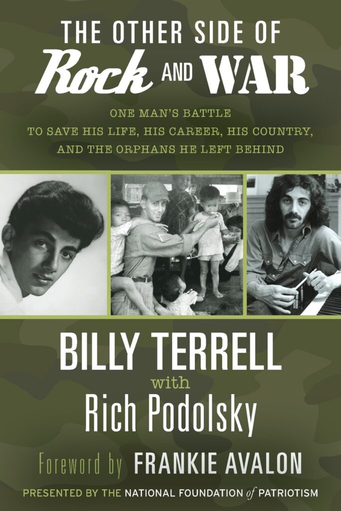 Image of front cover of Billy Terrell's autobiography The Other Side of Rock and War