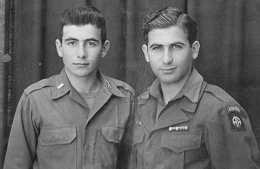 Henry and Leon Lowenstern in uniform