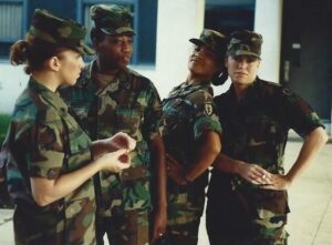 Alice (second from left) and other NCO's at BNCOC