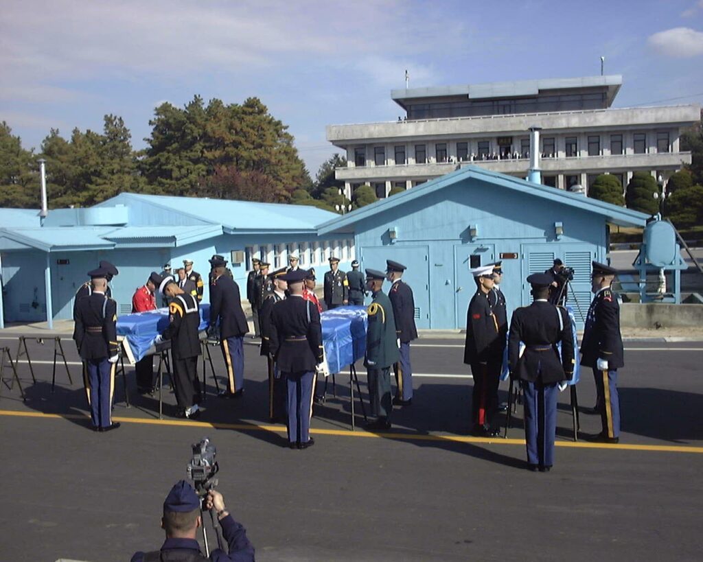 Remains Turnover Ceremony at Panmunjom