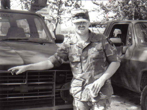 Soldier at Camp Stanley in Korea