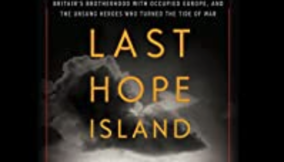 Partial image of the cover of the book Last Hope Island showing the title of the book
