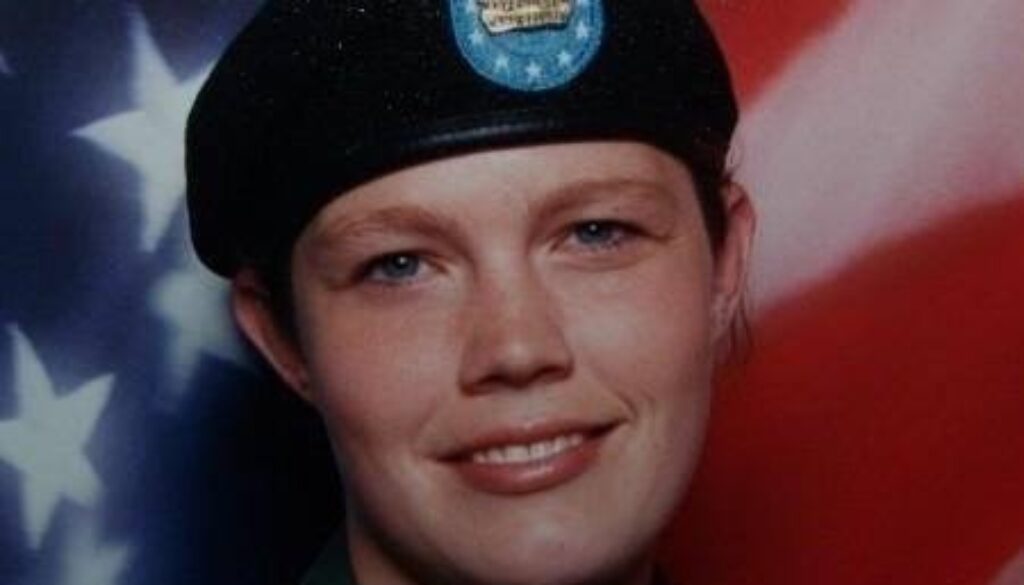 Female U.S. Army soldier in uniform