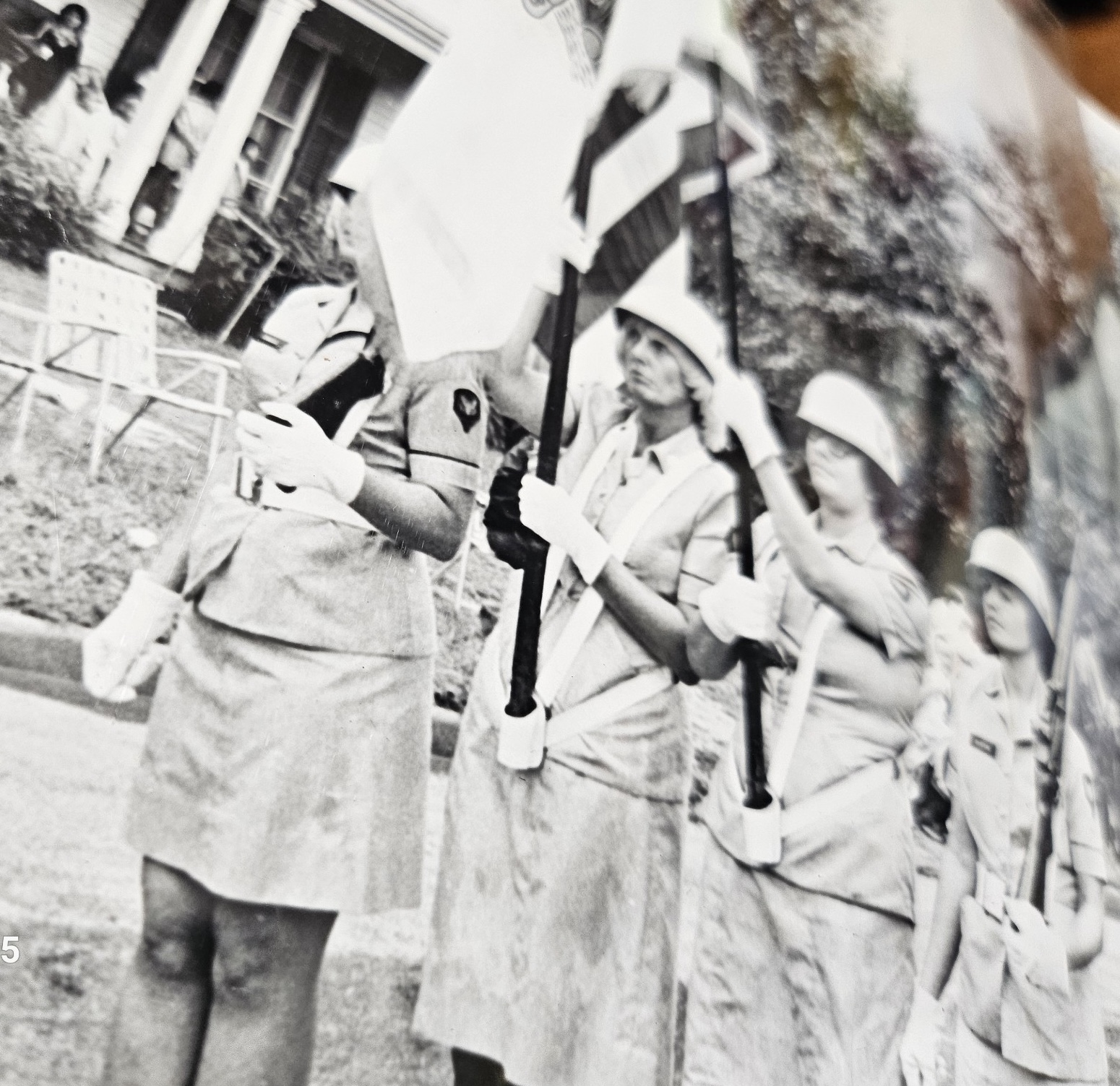 For female U.S. Army soldiers comprising an honor guard